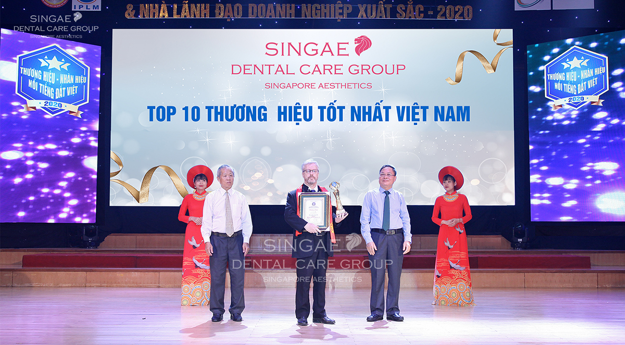 Nha khoa Singae – Đơn vị top 10 thương hiệu tốt nhất Việt Nam