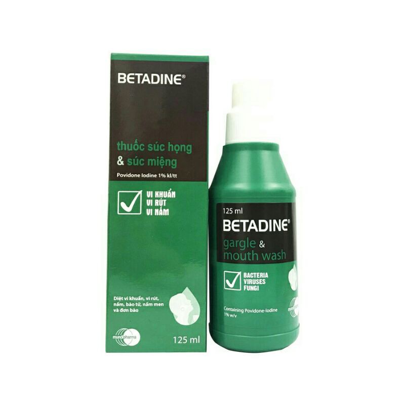 [ Nước súc miệng Betadine ]: Thương hiệu, công dụng, giá thành
