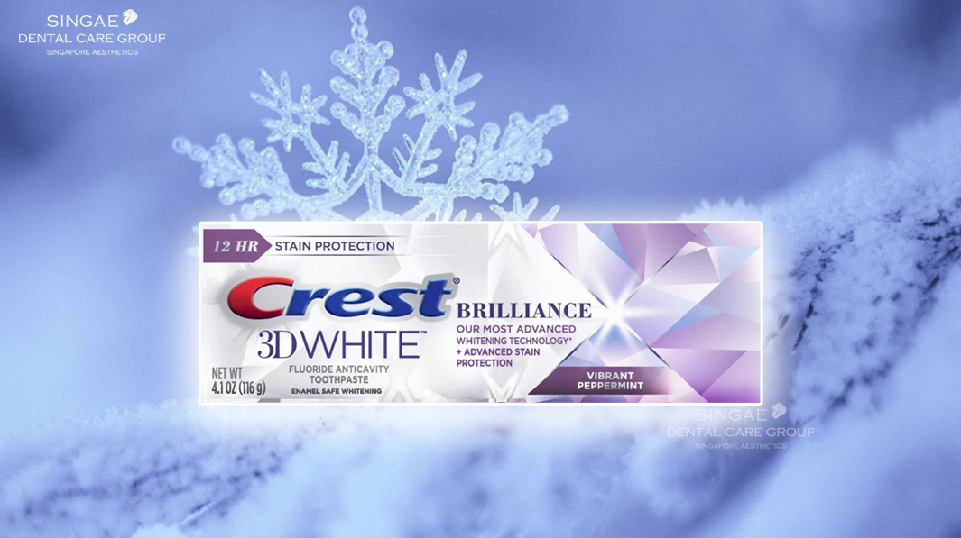 [Review] kem đánh răng CREST 3D WHITE BRILLIANCE