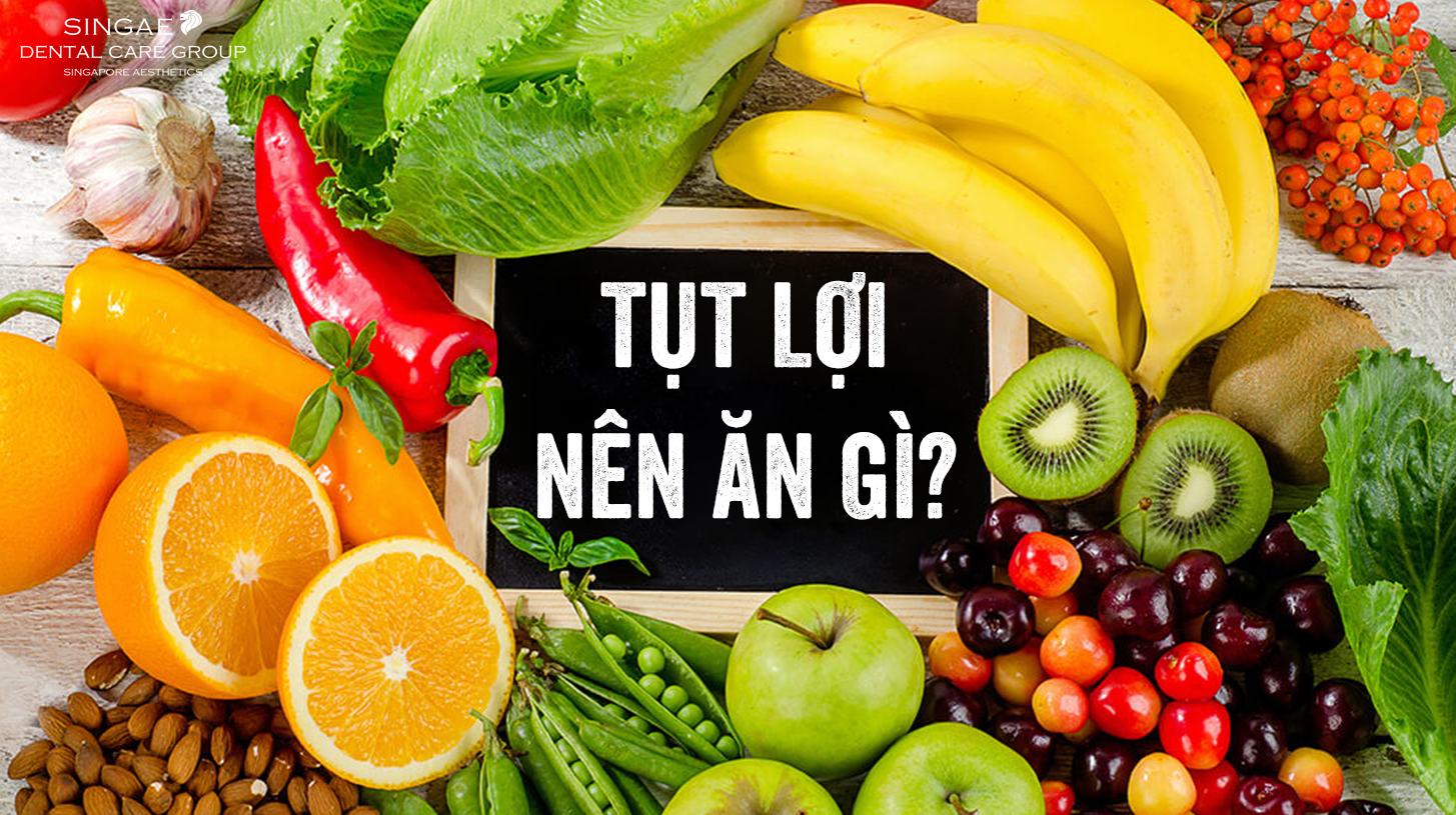 Ăn gì để chữa tụt lợi chân răng?