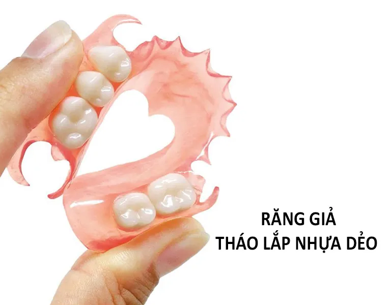 Hàm tháo lắp nhựa dẻo có tốt không